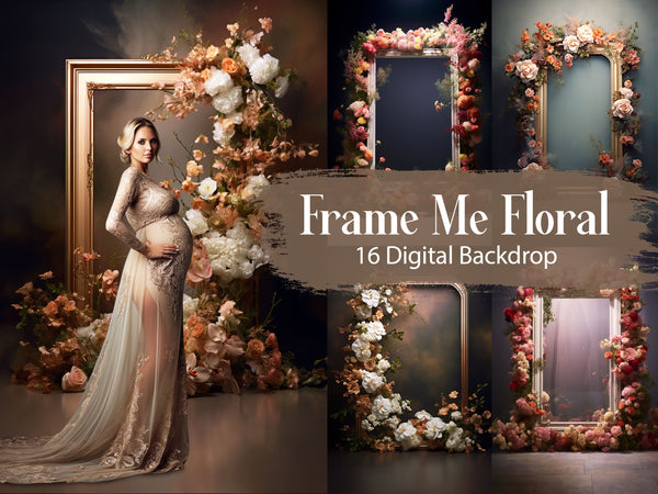 Frame Me Floral - Elevate Your Photography with Captivating Digital Backdrops